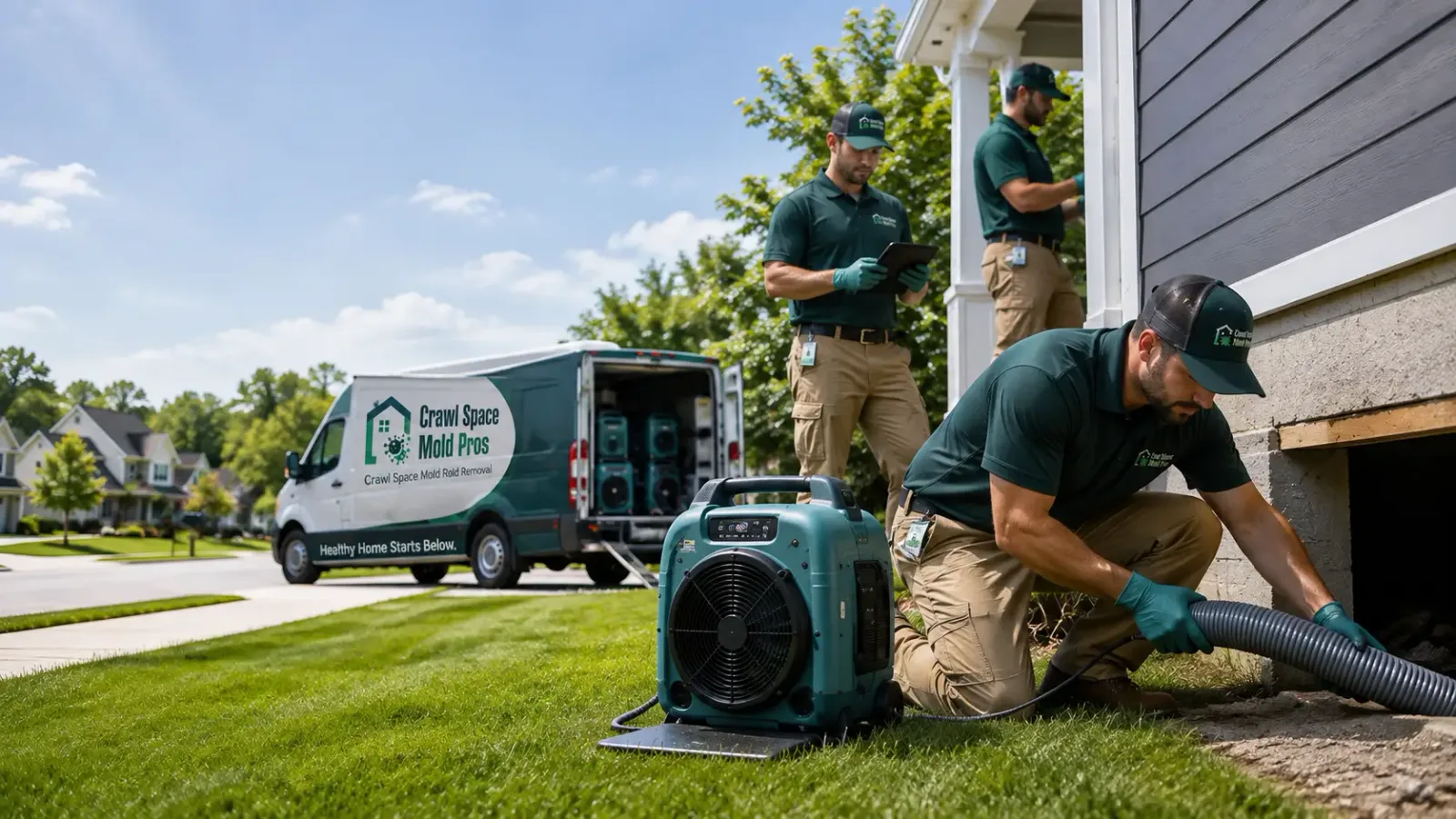 Crawl Space Mold Removal in Butternut, WI